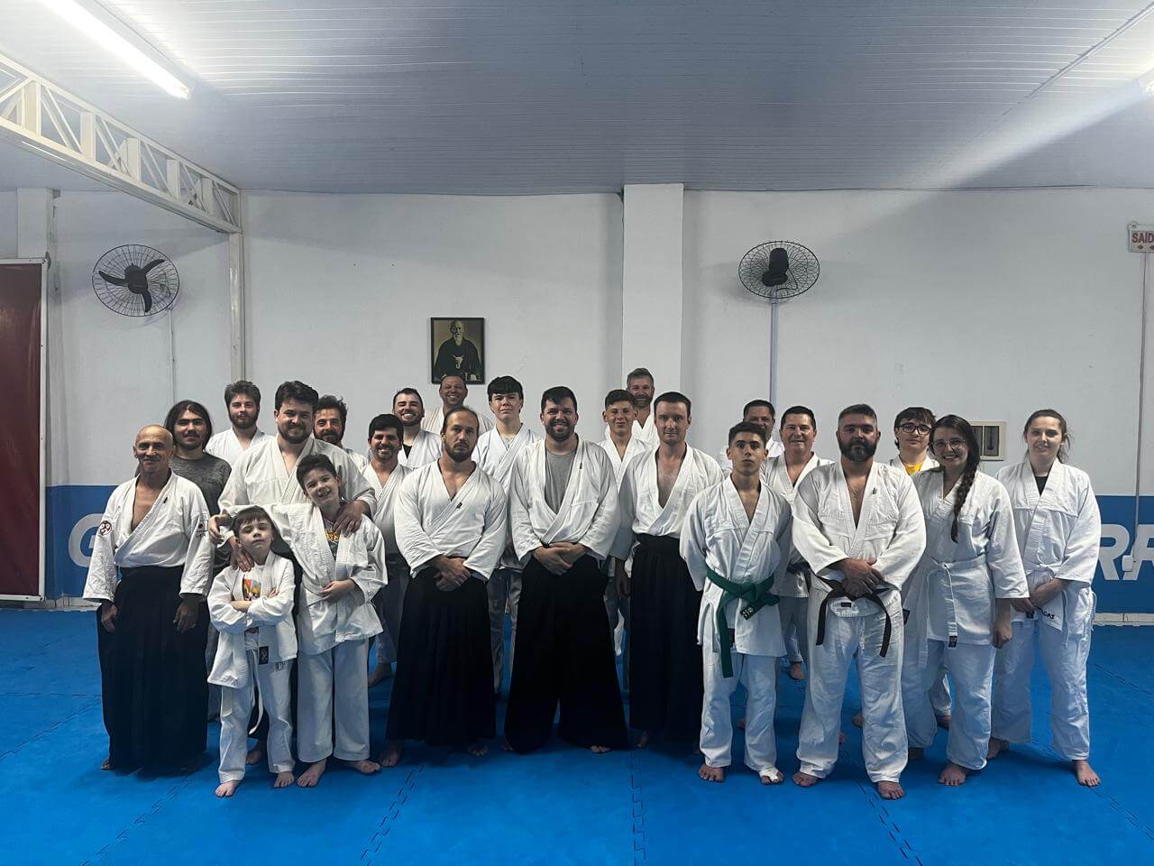 Treino no dojo